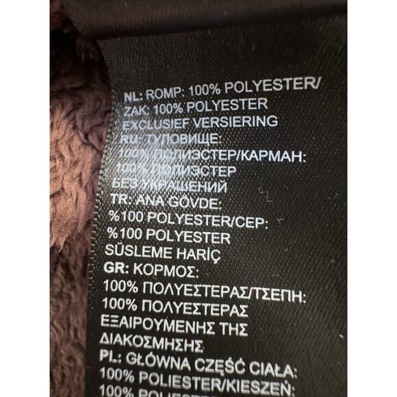 The North Face Women’s Campshire Pullover Size M Chocolate Brown 1/2 Zip Teddy - Picture 12 of 16